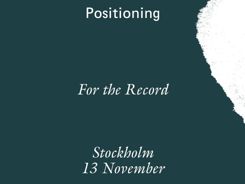13 Positioning 26 Speaker Announcements V5-9