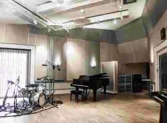 Interiör inspelningsrum Nevo Studios.