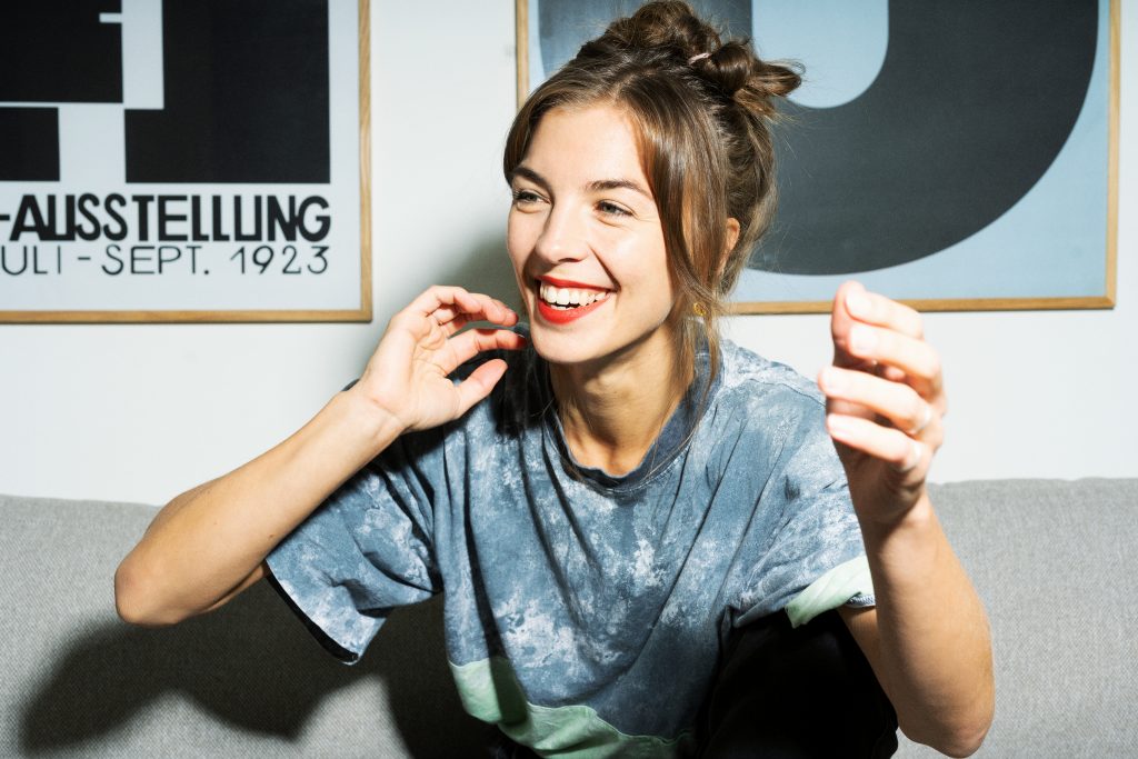 Porträtt av Nicole Neidert, koreograf och dansare