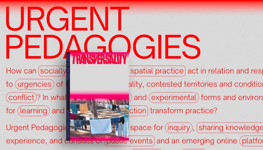 bild från Urgent Pedagogies hemsida