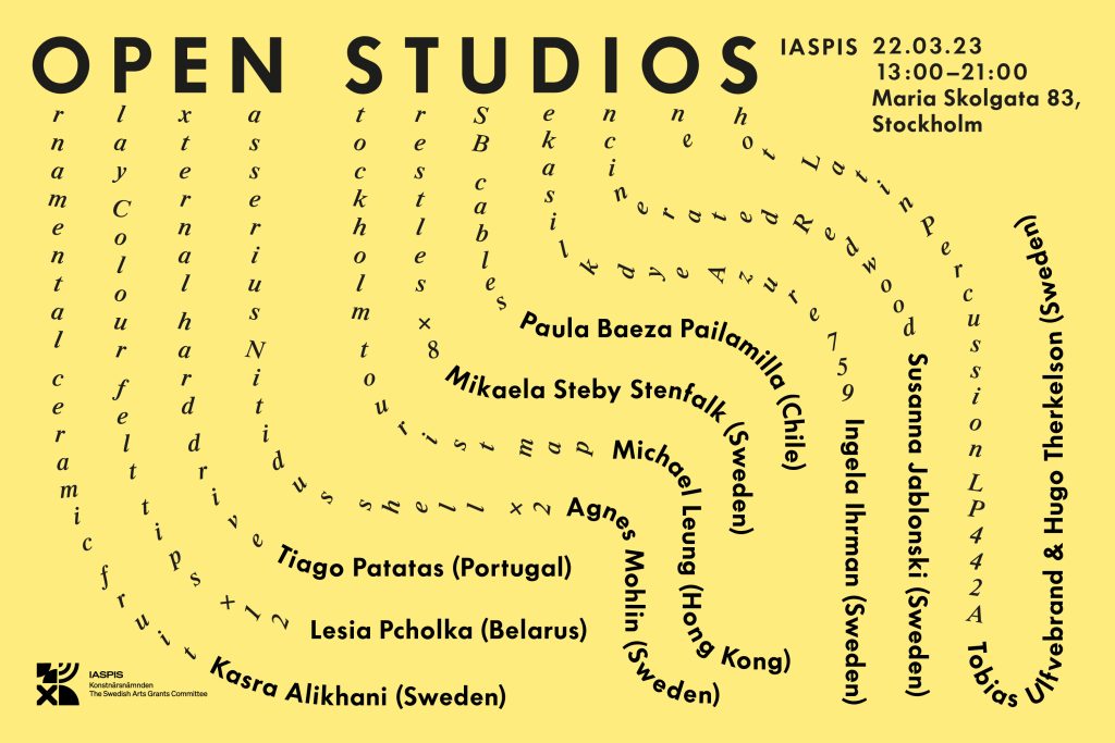 IASPIS Open Studios poster