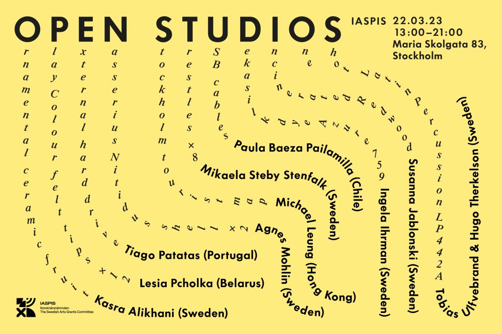 IASPIS Open Studios poster