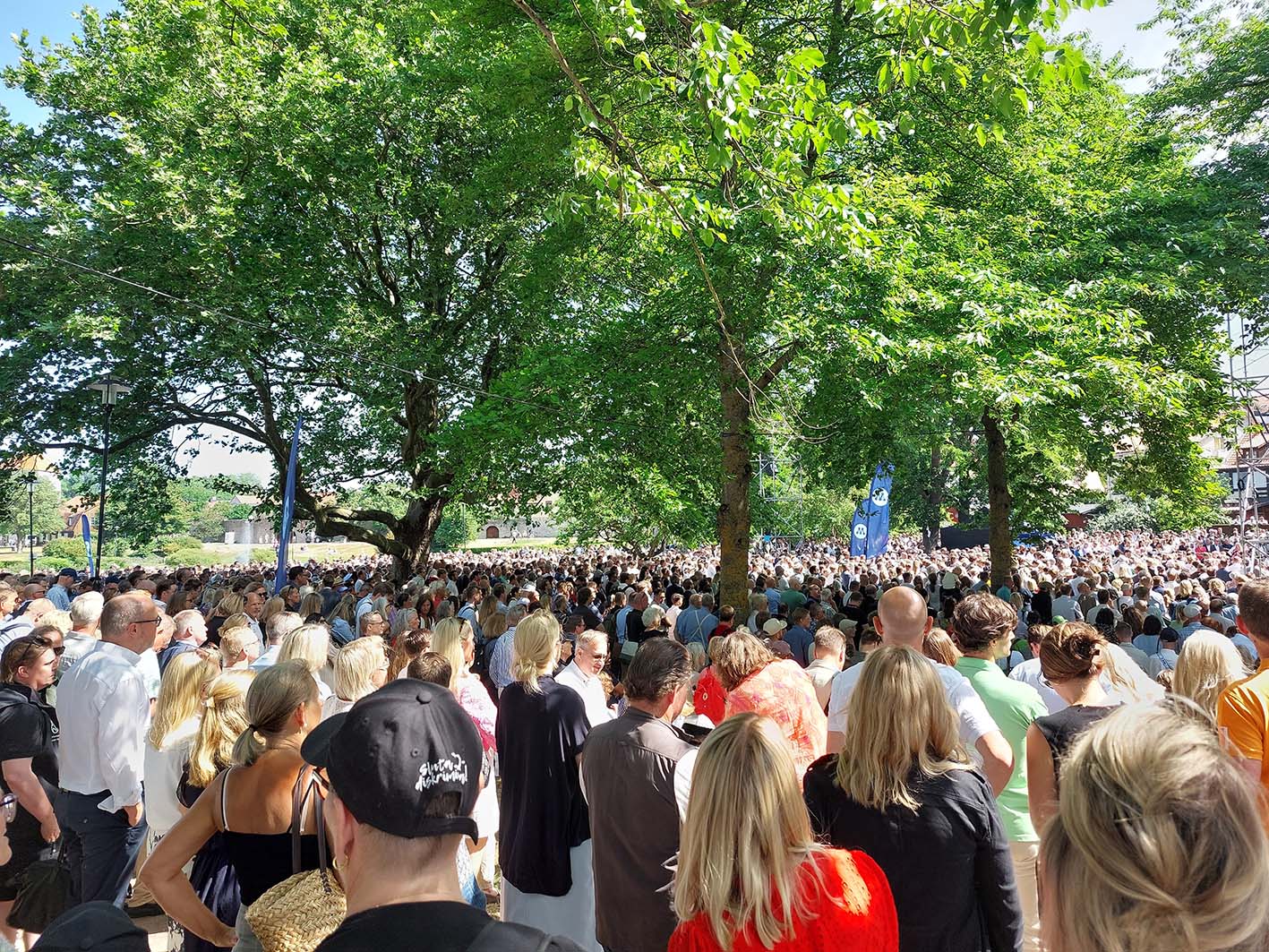 Bild på publikhavet under Almedalsveckan